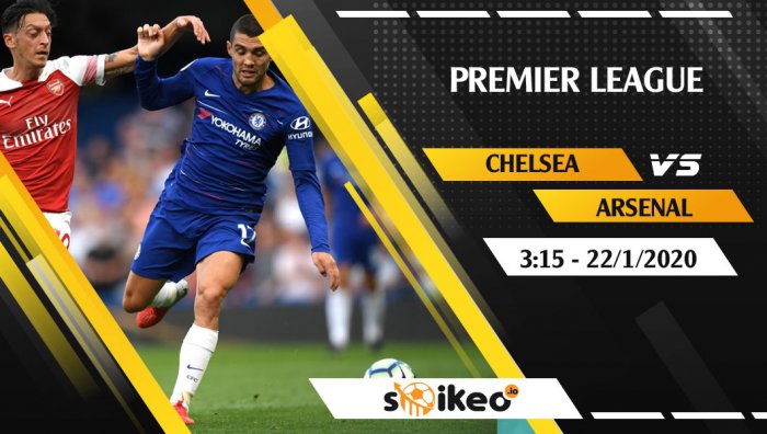 Soi kèo Chelsea vs Arsenal lúc 3h15 ngày 22/1/2020