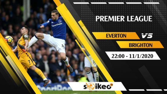 Soi kèo Everton vs Brighton lúc 22h ngày 11/1/2020