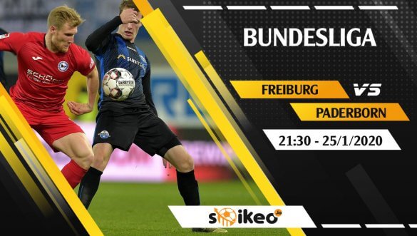 Soi kèo Freiburg vs Paderborn lúc 21h30 ngày 25/1/2020