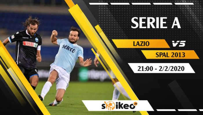 Soi kèo Lazio vs SPAL 2013 lúc 21h ngày 2/2/2020