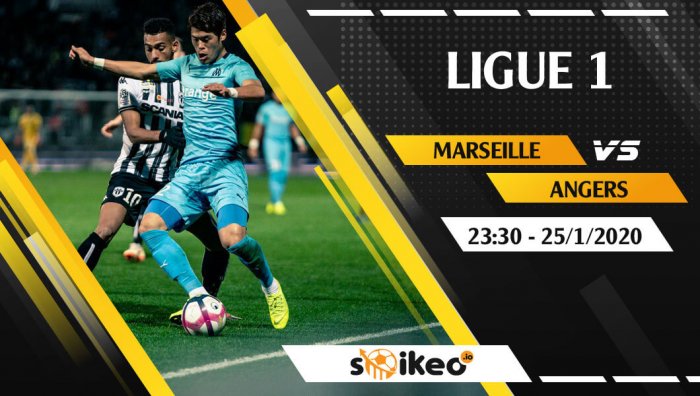 Soi kèo Marseille vs Angers lúc 23h30 ngày 25/1/2020