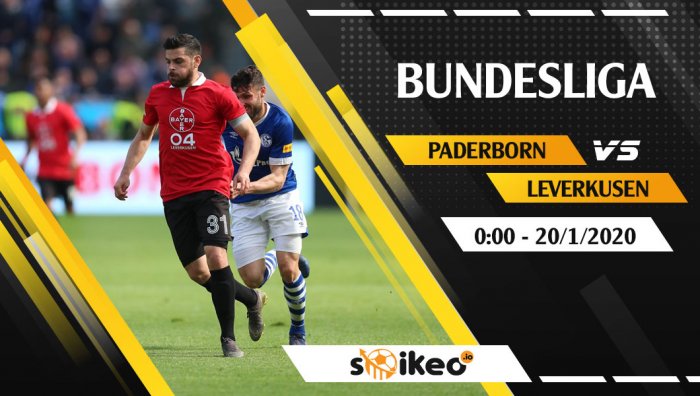 Soi kèo Paderborn vs Bayer Leverkusen lúc 0h ngày 20/1/2020
