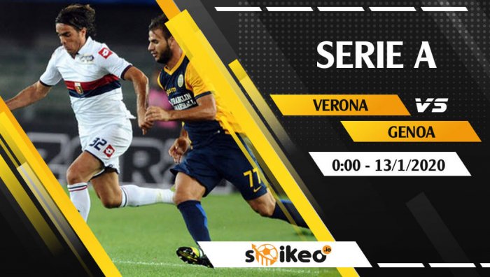 Soi kèo Verona vs Genoa lúc 0h ngày 13/1/2020