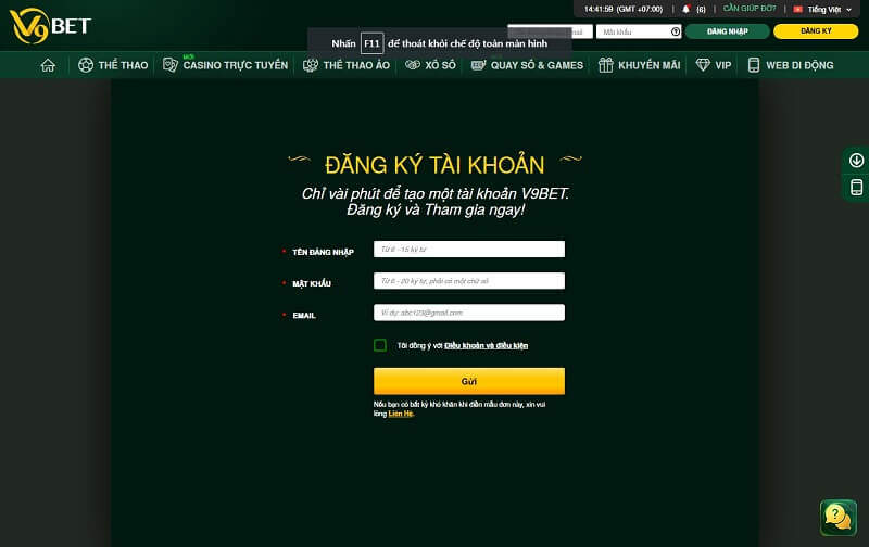 V9bet - Link đăng ký, Cập nhật khuyến mãi mới nhất 2 huong-dan-dang-ky-tai-khoan-v9bet