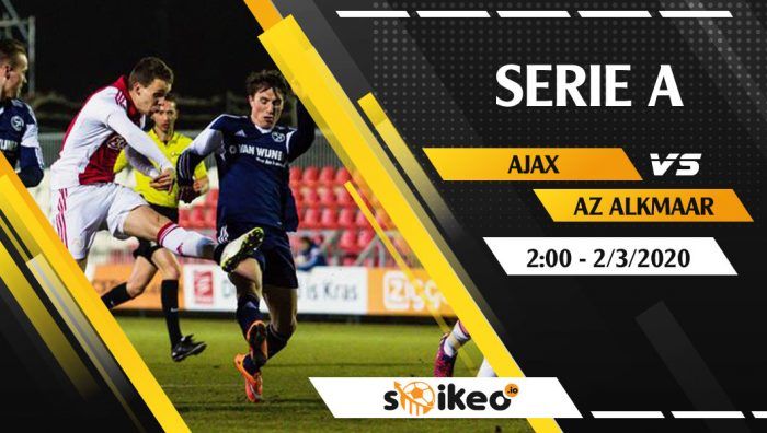 Soi kèo Ajax vs AZ Alkmaar vào 2h ngày 2/3/2020