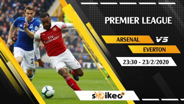 Soi kèo Arsenal vs Everton lúc 23h30 ngày 23/2/2020