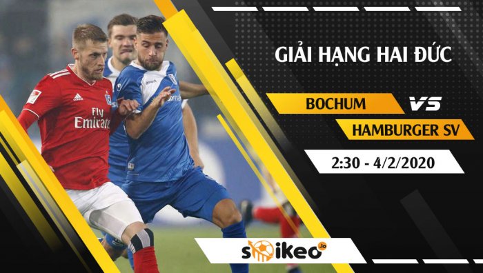 Soi kèo Bochum vs Hamburger SV lúc 2h30 ngày 4/2/2020