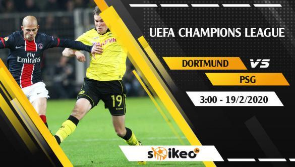 Soi kèo Borussia Dortmund vs Paris Saint- Germain lúc 3h ngày 19/2/2020