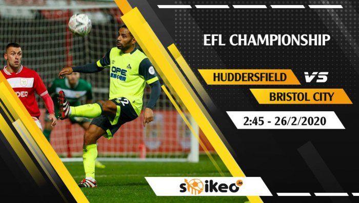 Soi kèo Huddersfield vs Bristol City lúc 2h45 ngày 26/2/2020