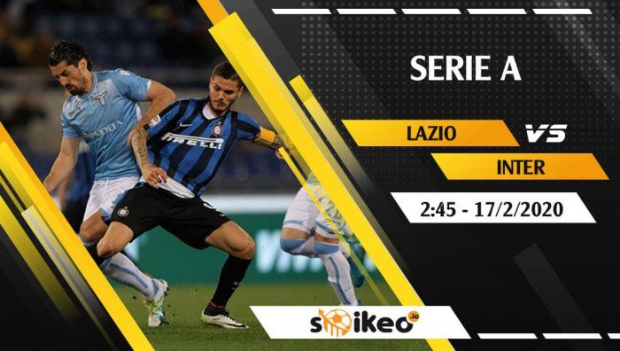 Soi kèo Lazio vs Inter lúc 2h45 ngày 17/2/2020