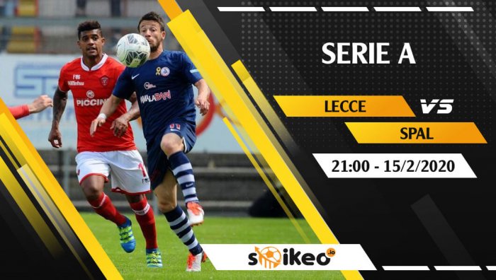 Soi kèo Lecce vs SPAL 2013 lúc 21h ngày 15/2/2020
