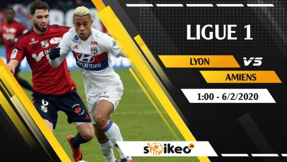 Soi kèo Lyon vs Amiens lúc 1h ngày 6/2/2020