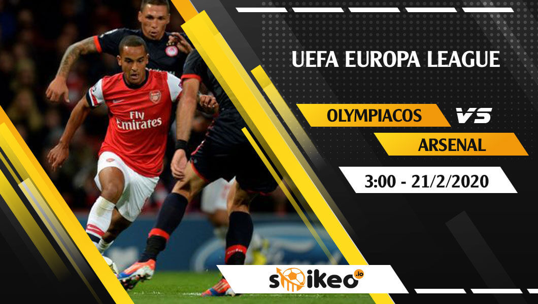 Soi kèo Olympiakos vs Arsenal lúc 3h ngày 21/2/2020