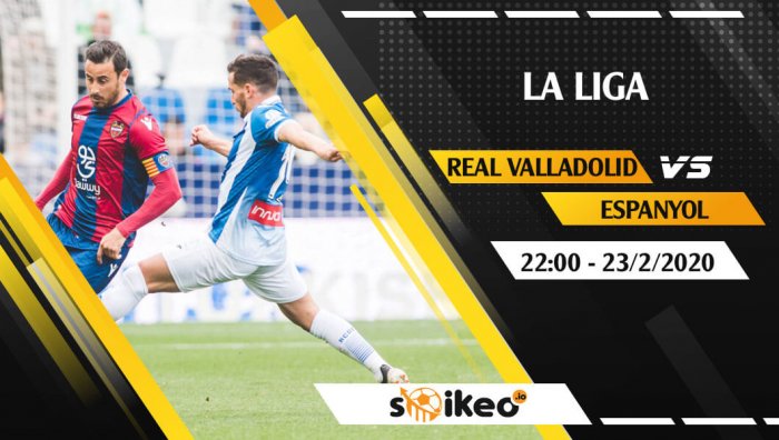Soi kèo Real Valladolid vs Espanyol lúc 22h ngày 23/2/2020