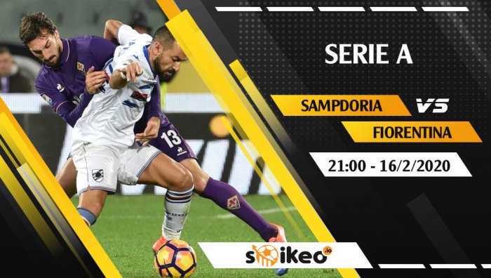 Soi kèo Sampdoria vs Fiorentina lúc 21h ngày 16/2/2020