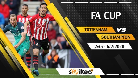 Soi kèo Tottenham vs Southampton lúc 2h45 ngày 6/2/2020