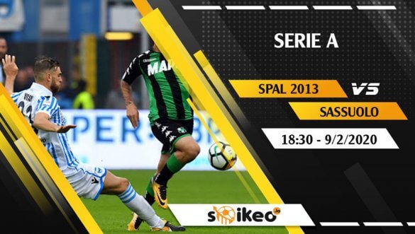 Soi kèo SPAL 2013 vs Sassuolo lúc 18h30 ngày 9/2/2020