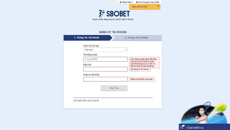 Nhà cái Sbobet - Cập nhật link vào mới nhất không bị chặn 2 tao-tai-khoan-sbobet