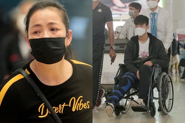 Thấy mẹ lại khóc vì mình, Duy Mạnh an ủi:” Mẹ đừng khóc, tuần sau là con khỏi thôi”