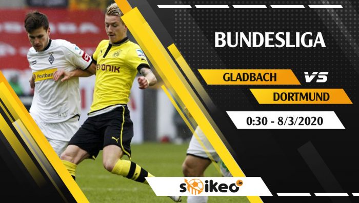 Soi kèo Borussia M.Gladbach vs Borussia Dortmund vào 0h30 ngày 8/3/2020