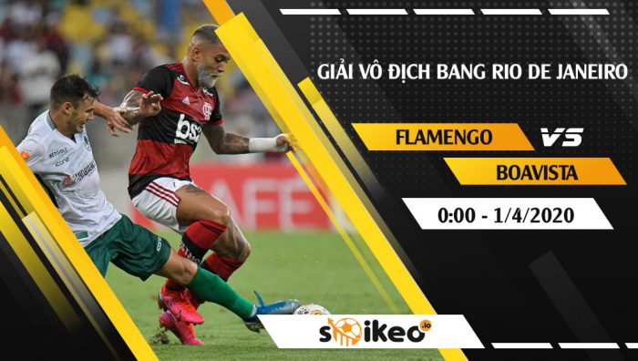 Soi kèo CR Flamengo RJ vs Boavista SC RJ vào 0h ngày 1/4/2020