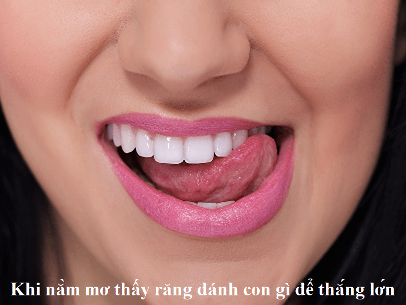 Khi nằm mơ thấy răng đánh con gì để thắng lớn