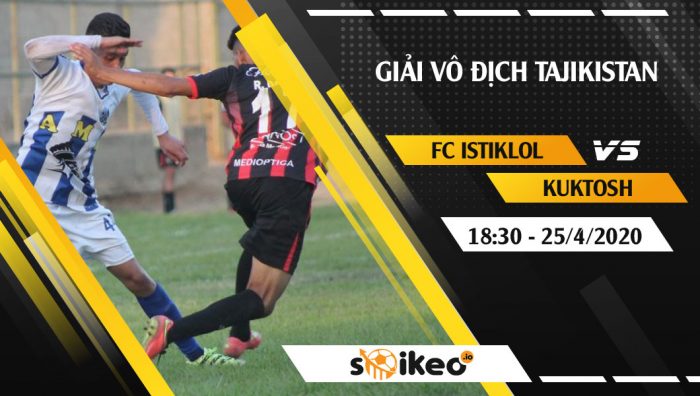Soi kèo FC Istiklol vs Kuktosh vào 18h30 ngày 25/4/2020