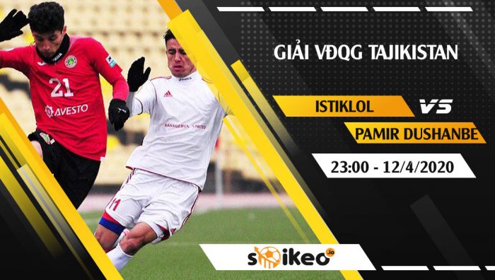 Soi kèo FK Istiklol Dushanbe vs CSKA Pamir Dushanbe vào 18h ngày 12/4/2020
