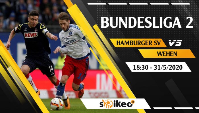 Soi kèo Hamburger SV vs Wehen vào 18h30 ngày 31/5/2020