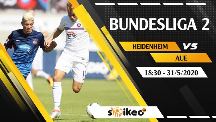 Soi kèo Heidenheim vs Aue vào 18h30 ngày 31/5/2020