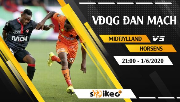 Soi kèo Midtjylland vs Horsens vào 21h ngày 1/6/2020