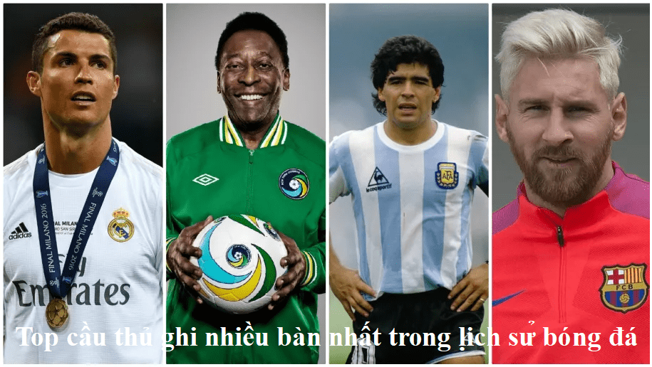 Top cầu thủ ghi nhiều bàn nhất trong lịch sử bóng đá