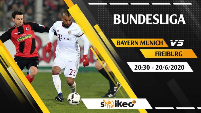 Soi kèo Bayern Munich vs Freiburg vào 20h30 ngày 20/6/2020