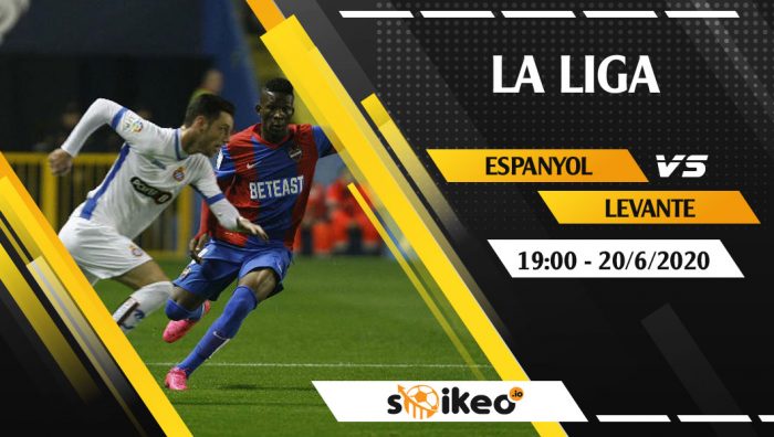 Soi kèo Espanyol vs Levante vào 19h ngày 20/6/2020