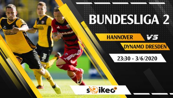 Soi kèo Hannover vs SG Dynamo Dresden vào 23h30 ngày 3/6/2020