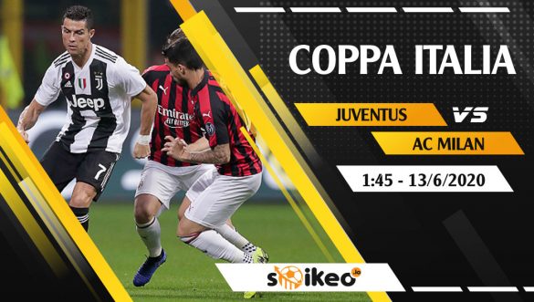 Soi kèo Juventus vs AC Milan vào 1h45 ngày 13/6/2020