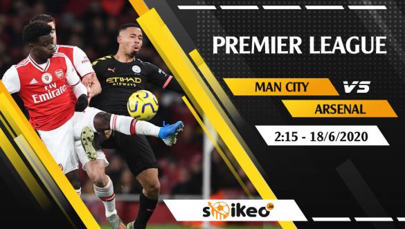 Soi kèo Manchester City vs Arsenal vào 2h15 ngày 18/6/2020