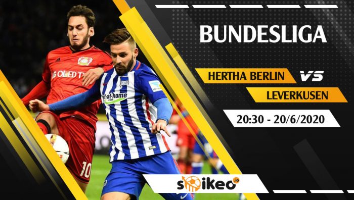 Soi kèo Hertha Berlin vs Bayer Leverkusen vào 20h30 ngày 20/6/2020