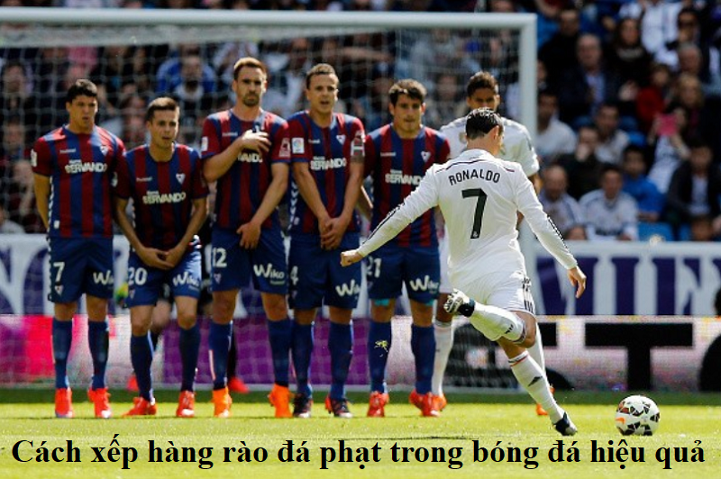 Cách xếp hàng rào đá phạt trong bóng đá hiệu quả