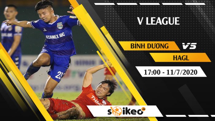 Soi kèo Bình Dương vs HAGL vào 17h ngày 11/7/2020