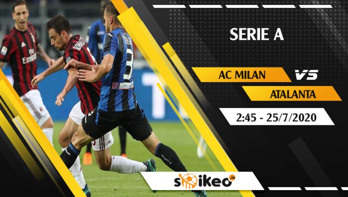 Soi kèo AC Milan vs Atalanta vào 2h45 ngày 25/7/2020