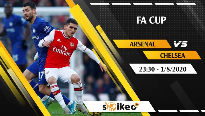Soi kèo Arsenal vs Chelsea vào 23h30 ngày 1/8/2020