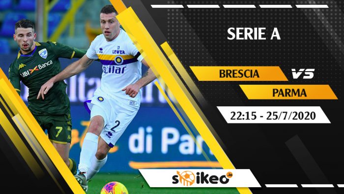Soi kèo Brescia vs Parma vào 22h15 ngày 25/7/2020