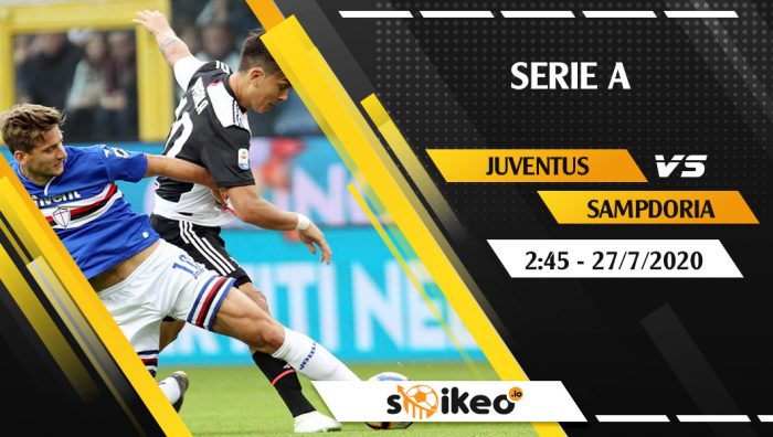 Soi kèo Juventus vs Sampdoria vào 2h45 ngày 27/7/2020