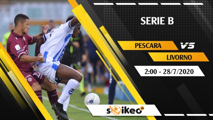 Soi kèo Pescara vs Livorno vào 2h ngày 28/7/2020