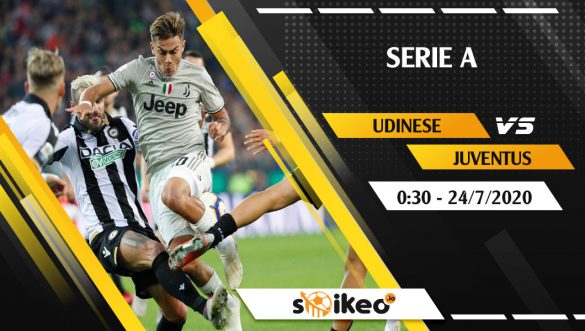 Soi kèo Udinese vs Juventus vào 0h30 ngày 24/7/2020