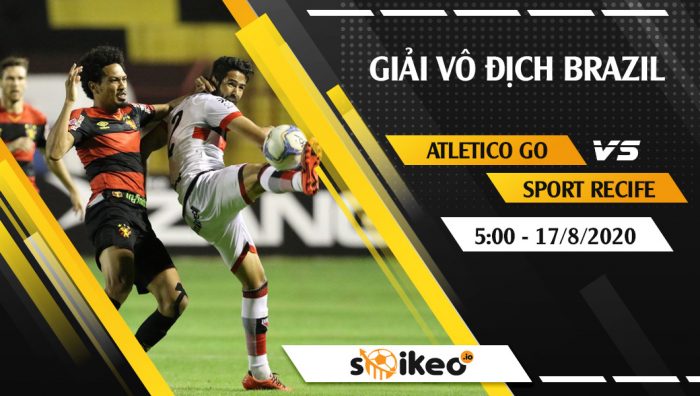 Soi kèo Atletico GO vs Sport Recife vào 5h ngày 17/8/2020