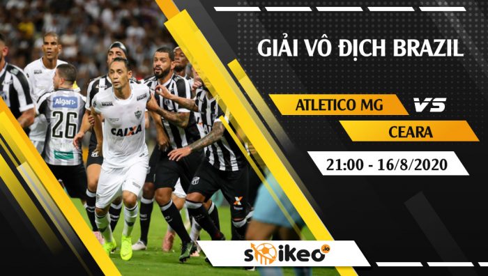 Soi kèo Atletico MG vs Ceara vào 21h ngày 16/8/2020