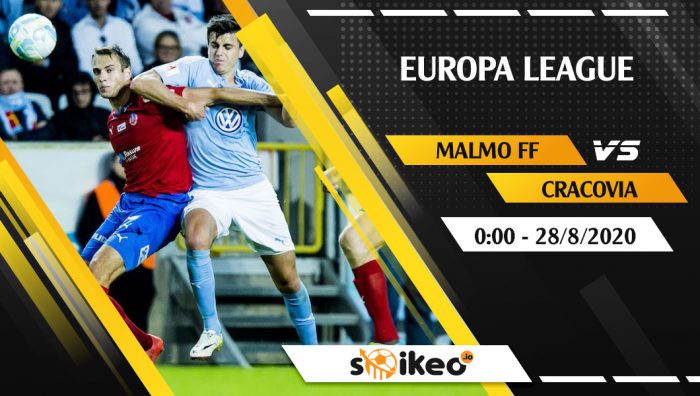 Soi kèo Malmo FF vs Cracovia vào 0h ngày 28/8/2020