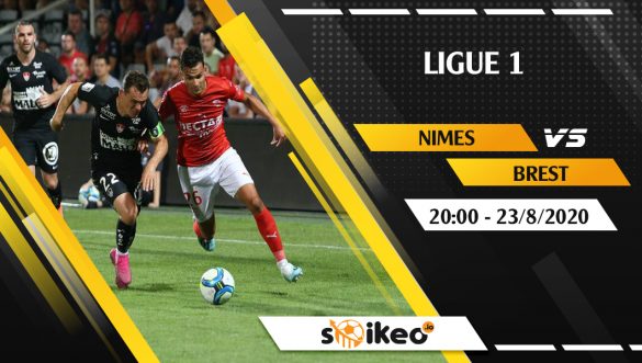 Soi kèo Nimes vs Brest vào 20h ngày 23/8/2020